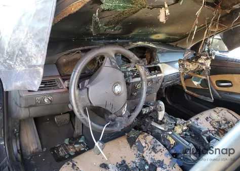 2008 BMW 535 Xi из США, поврежденный, VIN WBANV93598CZ63330